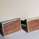 Pair of Art Deco bookends to signed wolf dogs