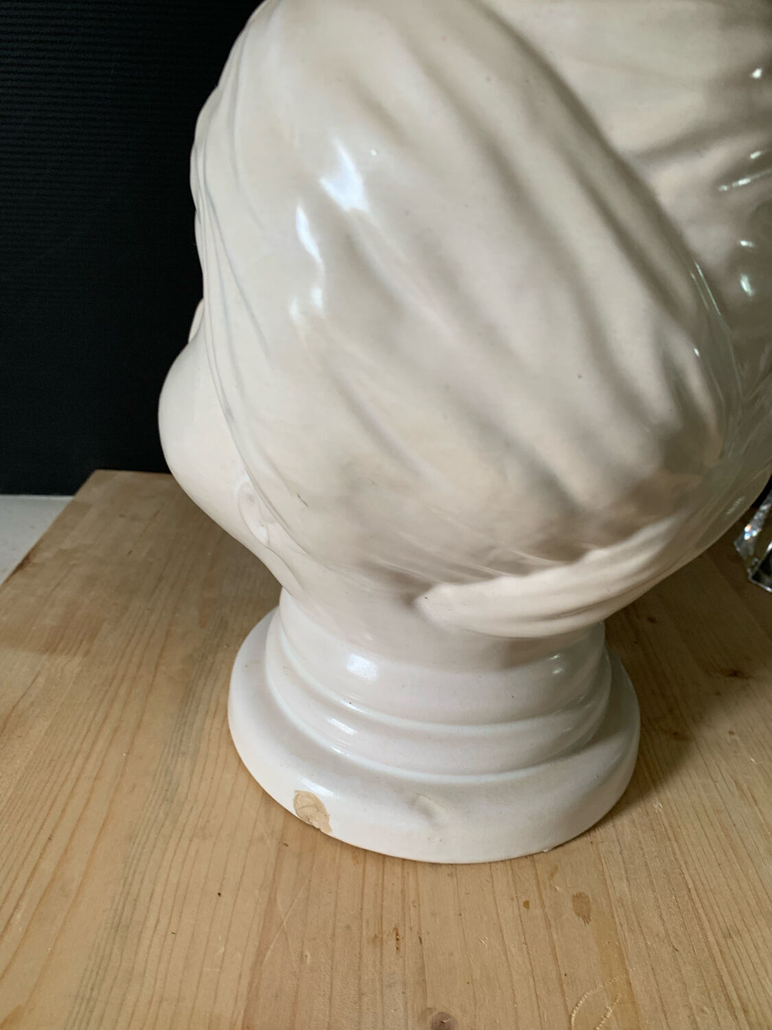 Ceramic head pot cover