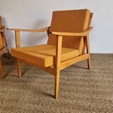 Pair of Scandinavian Yugoslavia armchairs