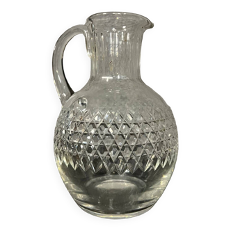 Baccarat: crystal pitcher Lucullus service circa 1970
