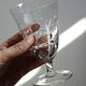 8 engraved crystal wine glasses with a floral design, Bohemia, early 20th century.