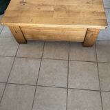 Table basse de salon en chene massif
