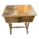 Table de salon / travailleuse ancienne en bois – XIXe siècle