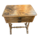 Table de salon / travailleuse ancienne en bois – XIXe siècle