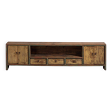 Antique wabi sabi style low cabinet (c.1900)