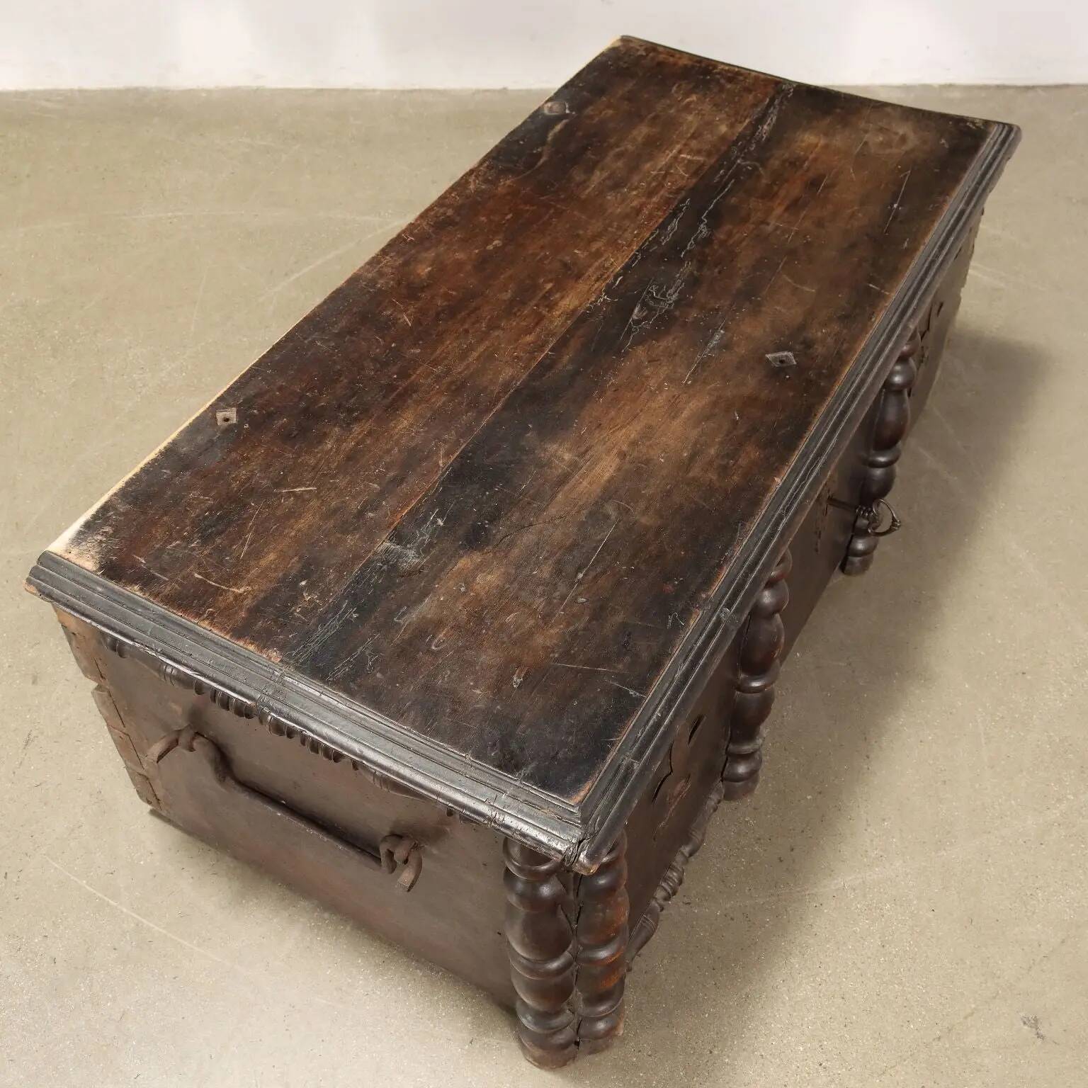 Antique walnut chest, Italy, 18th century