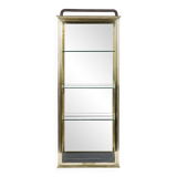 Brass display wall display case
