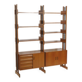 Bibliothèque modulaire avec montants, années 1960