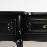 Buffet bas noir de style Louis XV français du XXe siècle