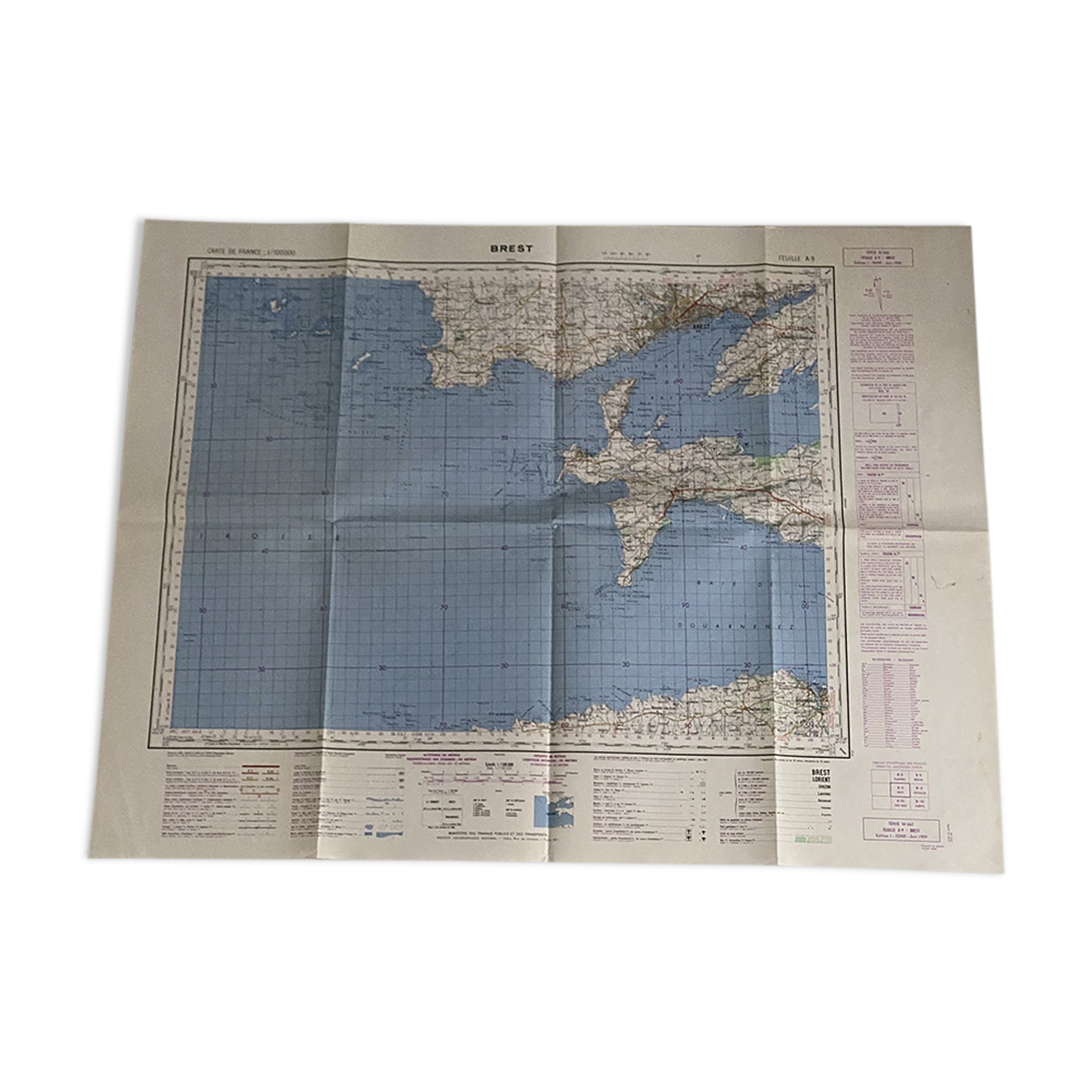 Carte Brest 1959