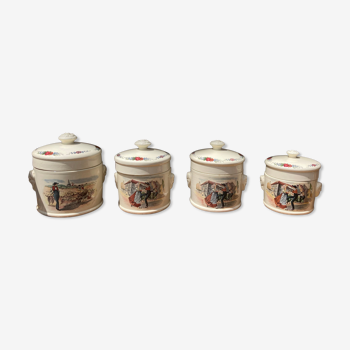 4 pots foie gras Sarreguemines Obernai