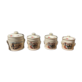 4 pots foie gras Sarreguemines Obernai