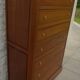 Weekly chest of drawers with secret shelf and its 7 drawers, made in the old-fashioned way from solid wood with knob