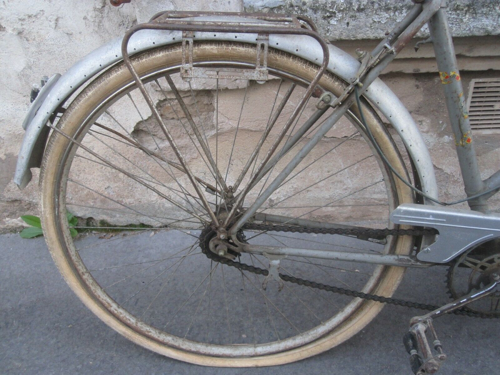 Old French-made carrier bike