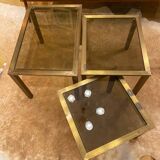 70s nesting coffee tables