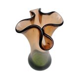 Hana Machovská vase, Borocrystal Nový Bor, Czechoslovakia, 1970s, art glass