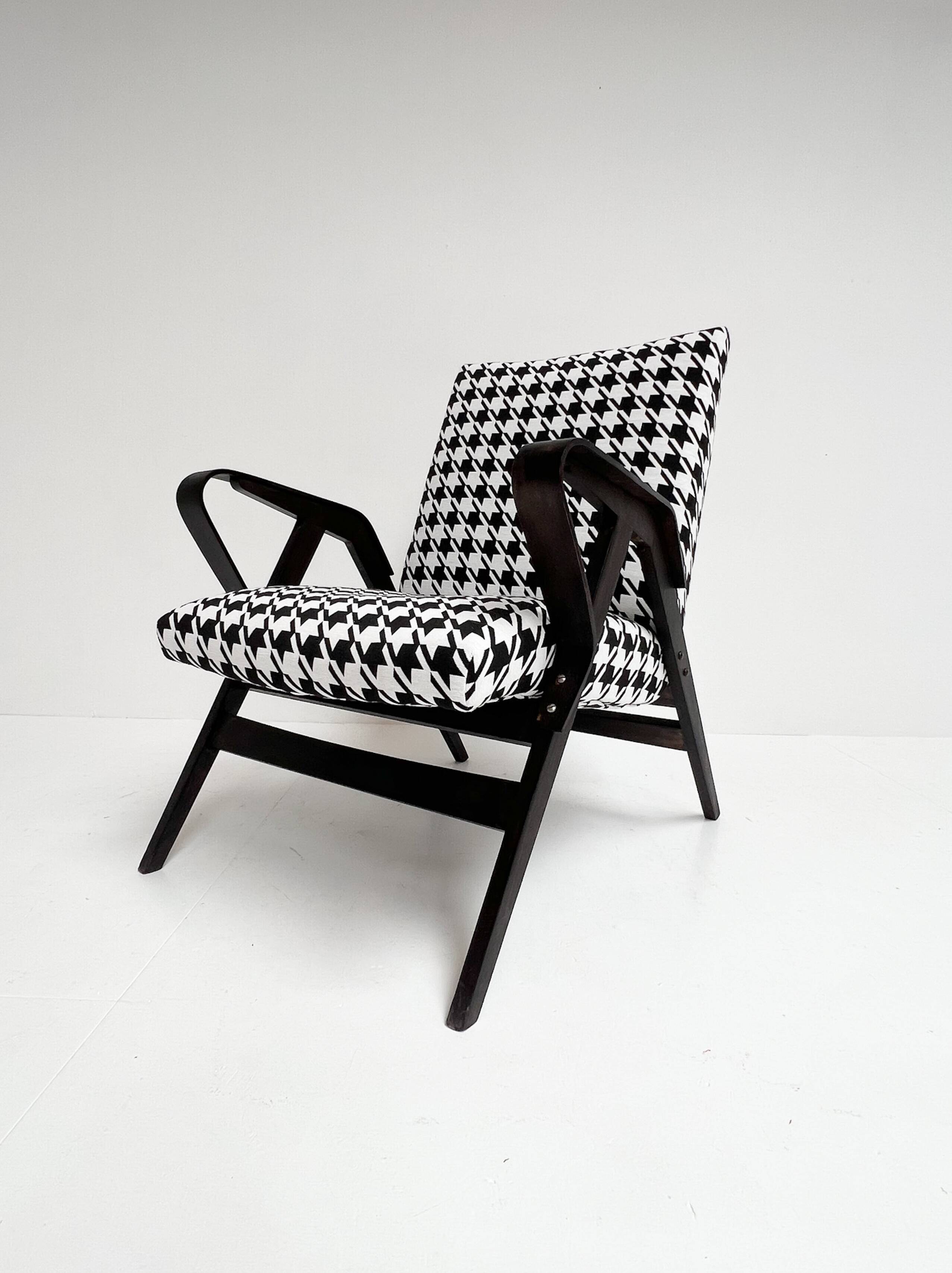 Refurbished armchair by Frantisek Jirak for Tatra Nabytok, 1960s