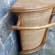 Bar en rotin vintage & ses tabourets