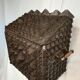 Chest folk art tramp art period 19 eme