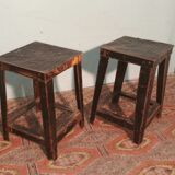 Tabouret indus en métal