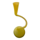 Vase Soliflore col de cygne Vintage – Verre Satiné Jaune