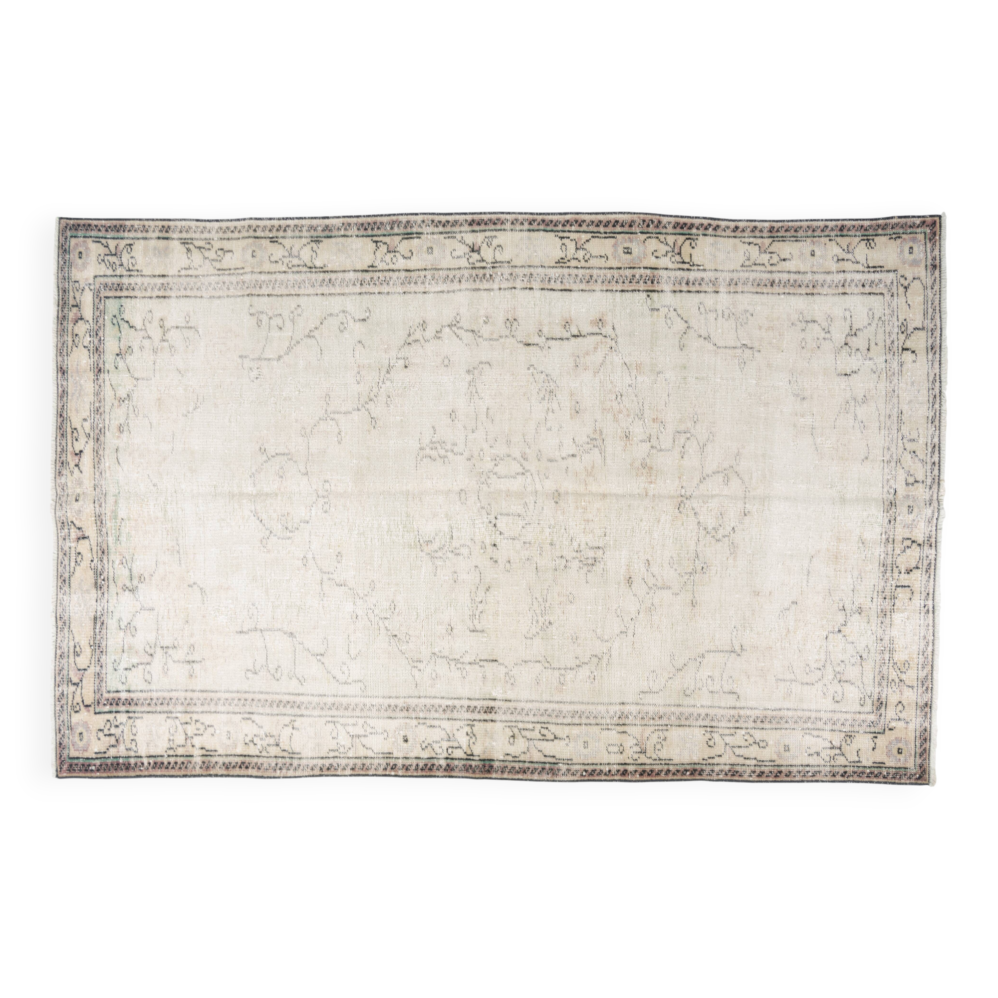 Vintage Turkish Anatolian Rug Sku-2624