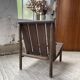 Modernist oak armchair