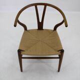 1960s Hans J. Wegner Set of 6 Early Wishbone Chairs in Oak By Carl Hansen and Son, Denmark