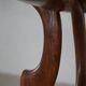 Oromo stool from mid-20th century Africa, hand-carved wood, tribal style.