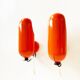 Pair of Space Age wall sconces by Raak, Netherlands, 1970s