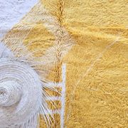 Handmade pure wool rug, size 100 x 200 cm