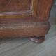 Louis Philippe style chest of drawers with 4 drawers in solid walnut and marble, 1900-1950.