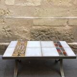 Table basse céramique par Jean Gregorieff