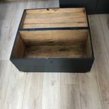 Restored wooden trunk