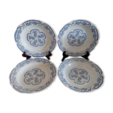 Old Digoin Sarreguemines hollow plates, Cordoue model