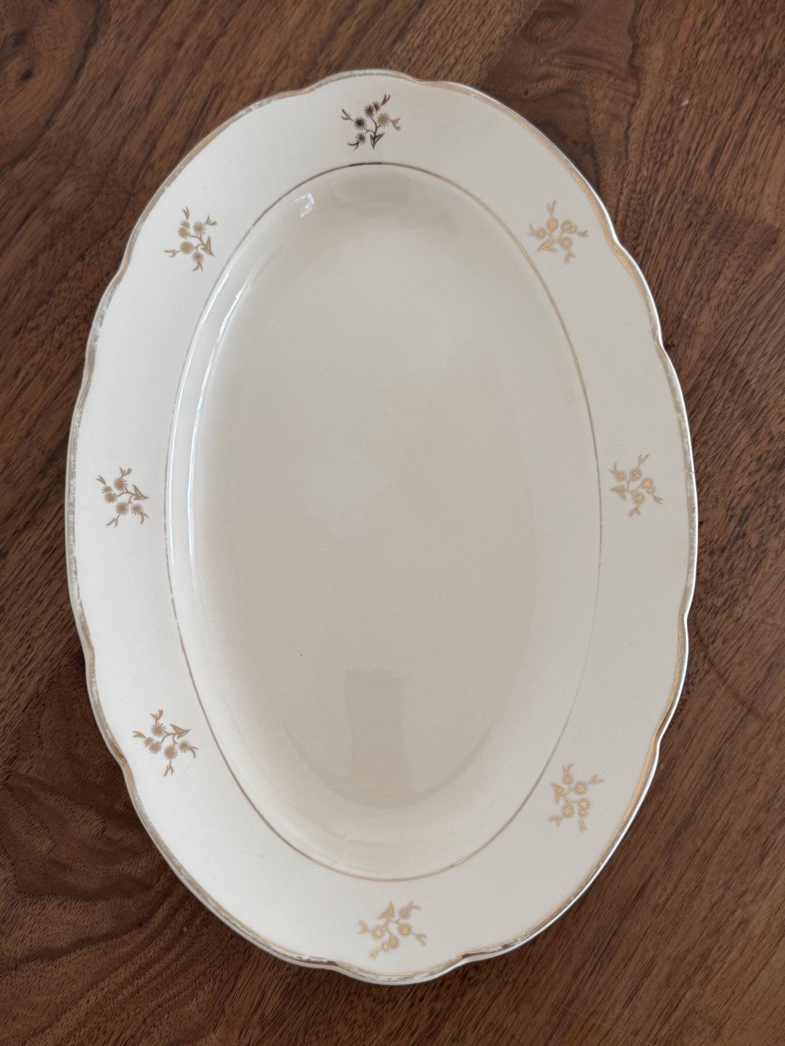 Plat de service ancien Villeroy & Boch Mettlach