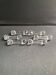6 Baccarat knife holders