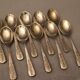 Set of 10 small spoons marked Grand National Railway