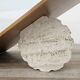 Valentino coffee table by Cattelan Italia in glass, wood, and travertine