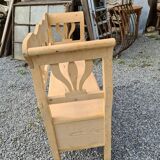 Fir storage bench