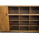 Art Deco XL Wall Cabinet Bookcase 1930s Oak Open Cabinet The Netherlands