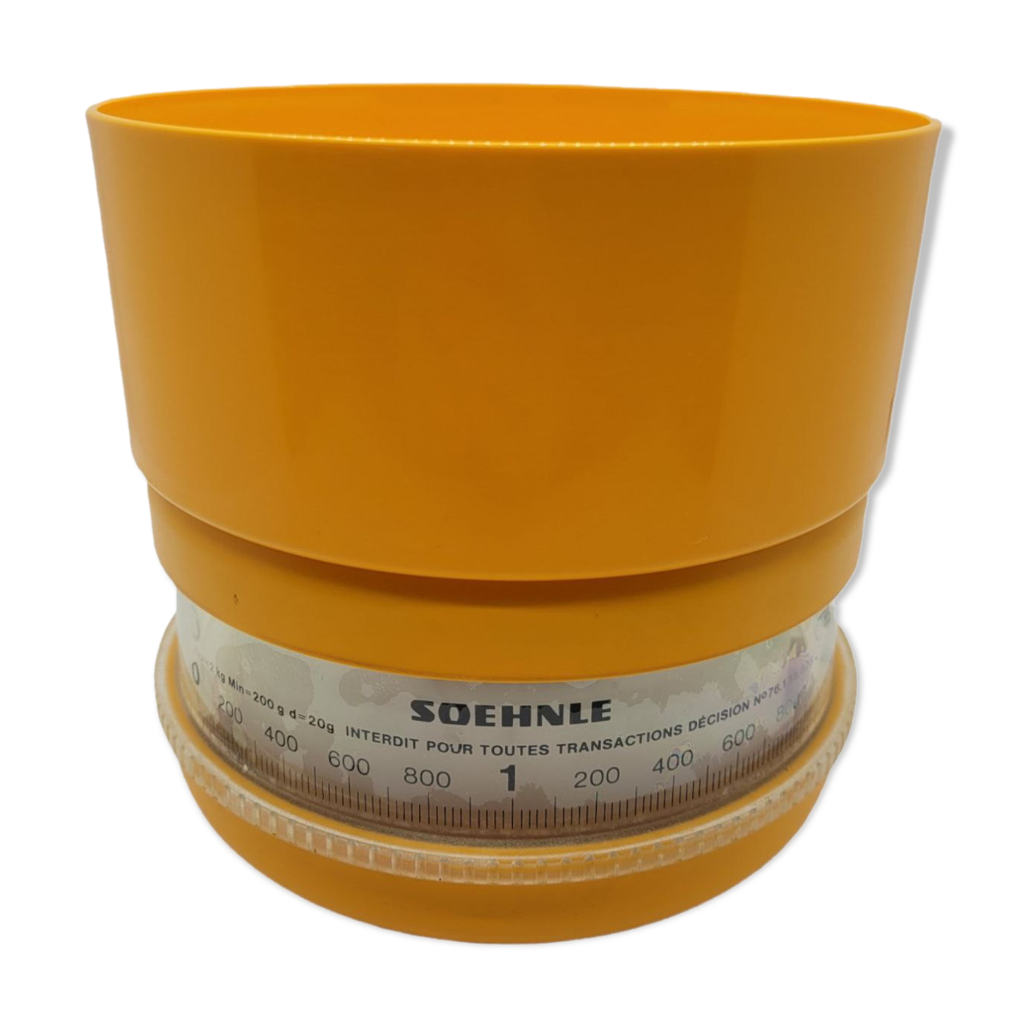 Vintage kitchen scale Soehnle orange