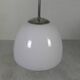 Old school lamp with large glass ball in opal glass, 1930s