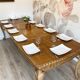 Large extendable dining table - Claw feet - Seats 12