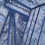 Art Deco wall coat rack