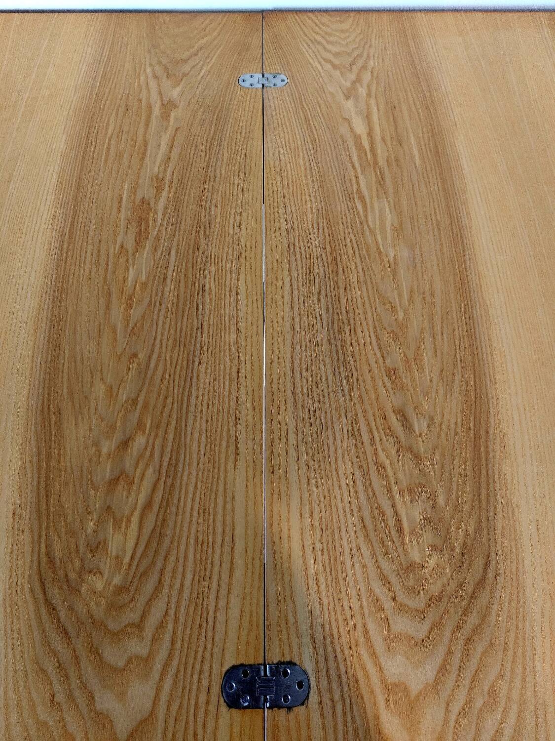 Table extensible en ronce de noyer, Vintage Tchèque 1960s