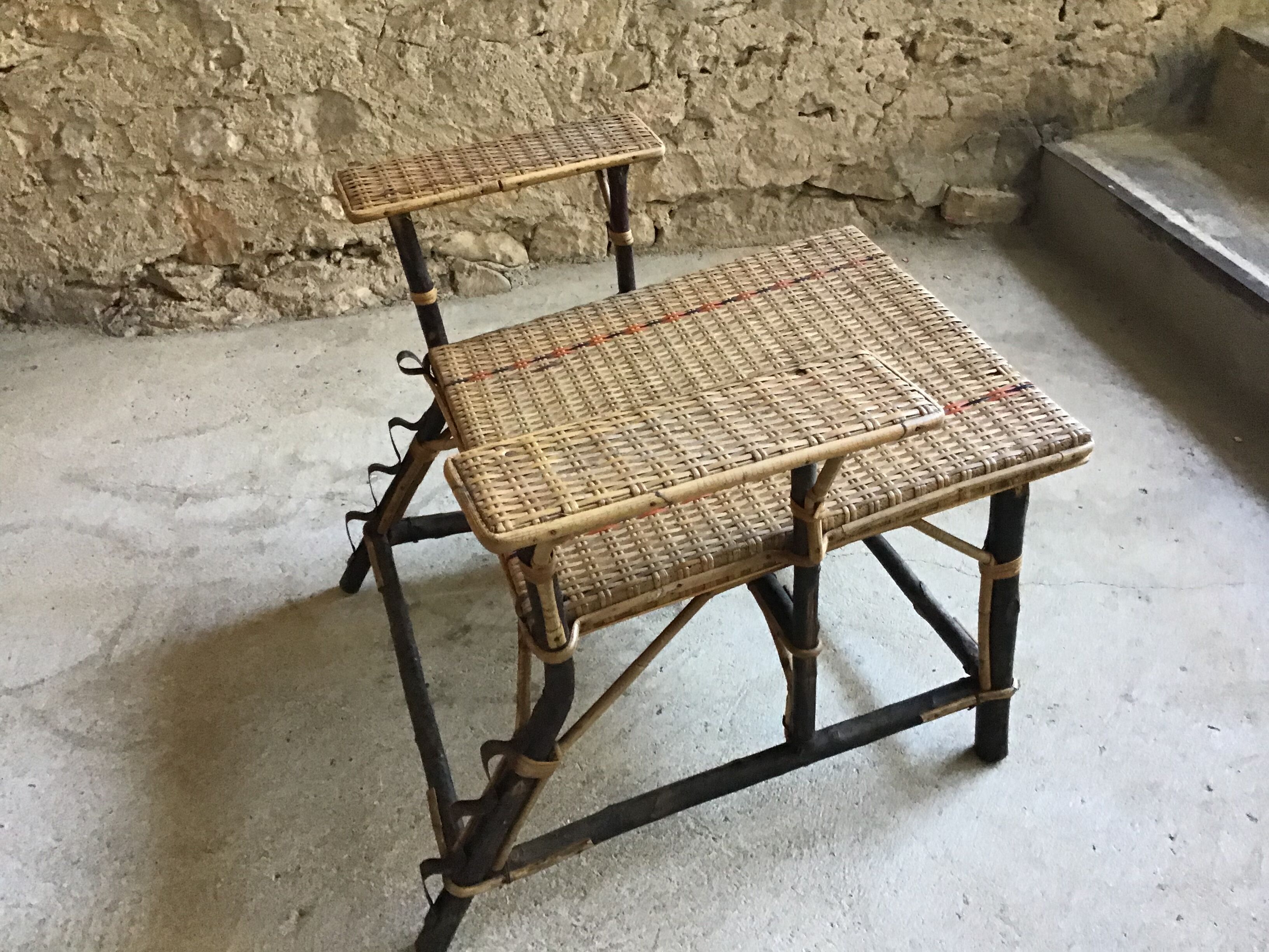 Antique chaise longue