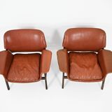 Set of 2 “849” Armchairs by Gianfranco Frattini for Cassina, 1950s