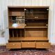 Teak veneer buffet bar from the 1980s.