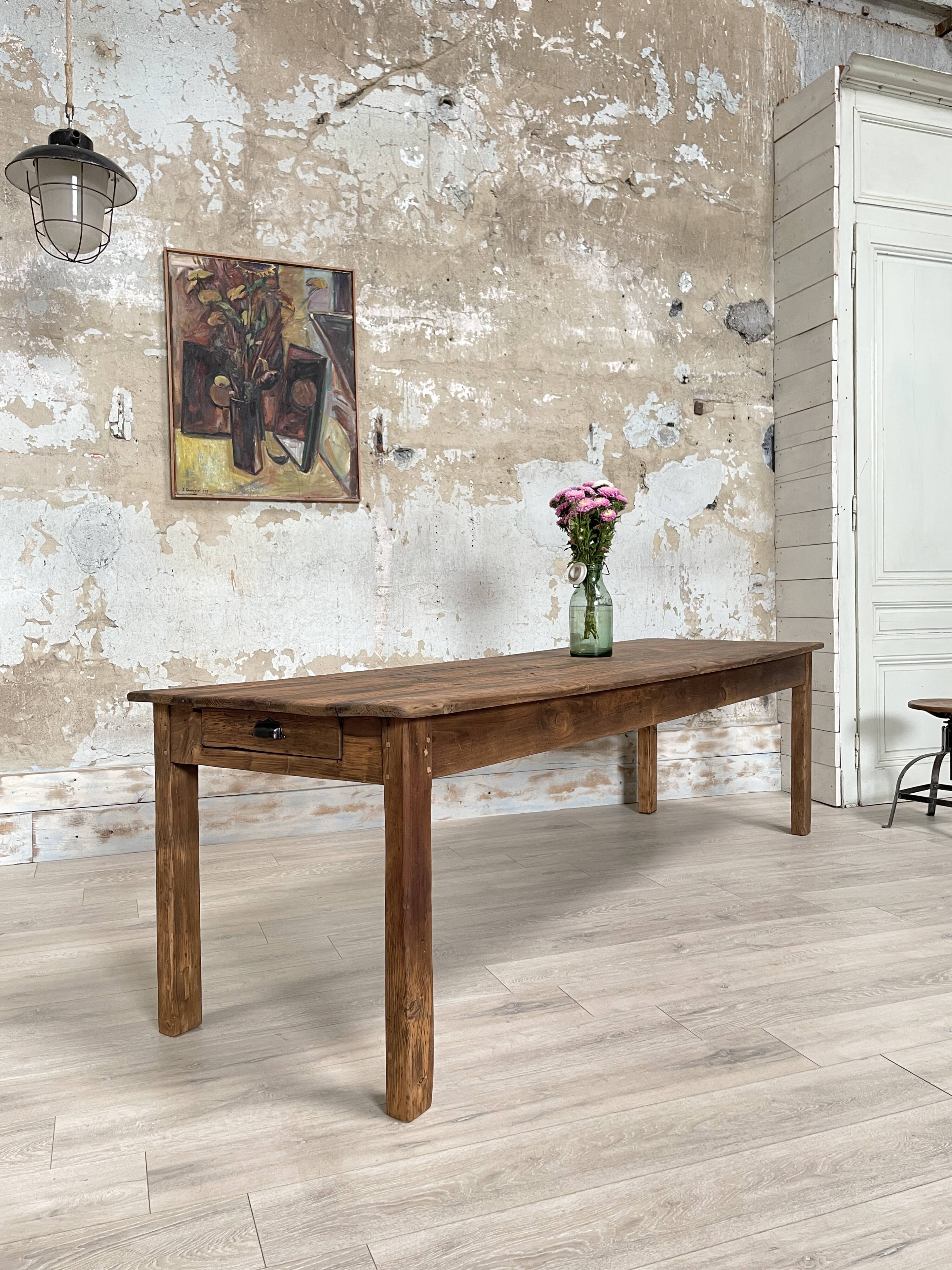 Vintage solid fir farm table.